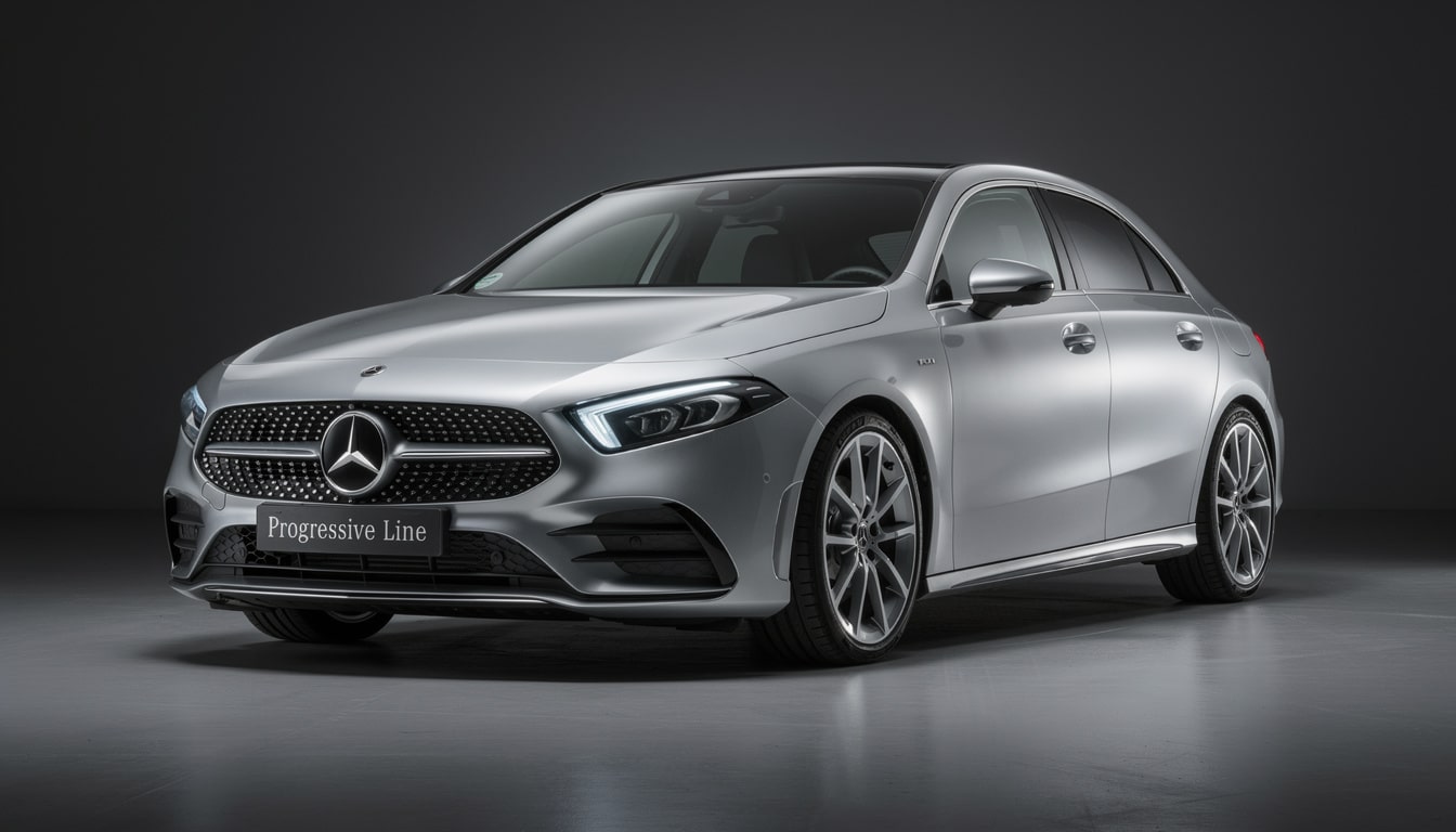découvrez la nouvelle mercedes-benz classe a berline progressive line 2025 : design moderne, technologies innovantes et performances optimisées pour une expérience de conduite exceptionnelle.