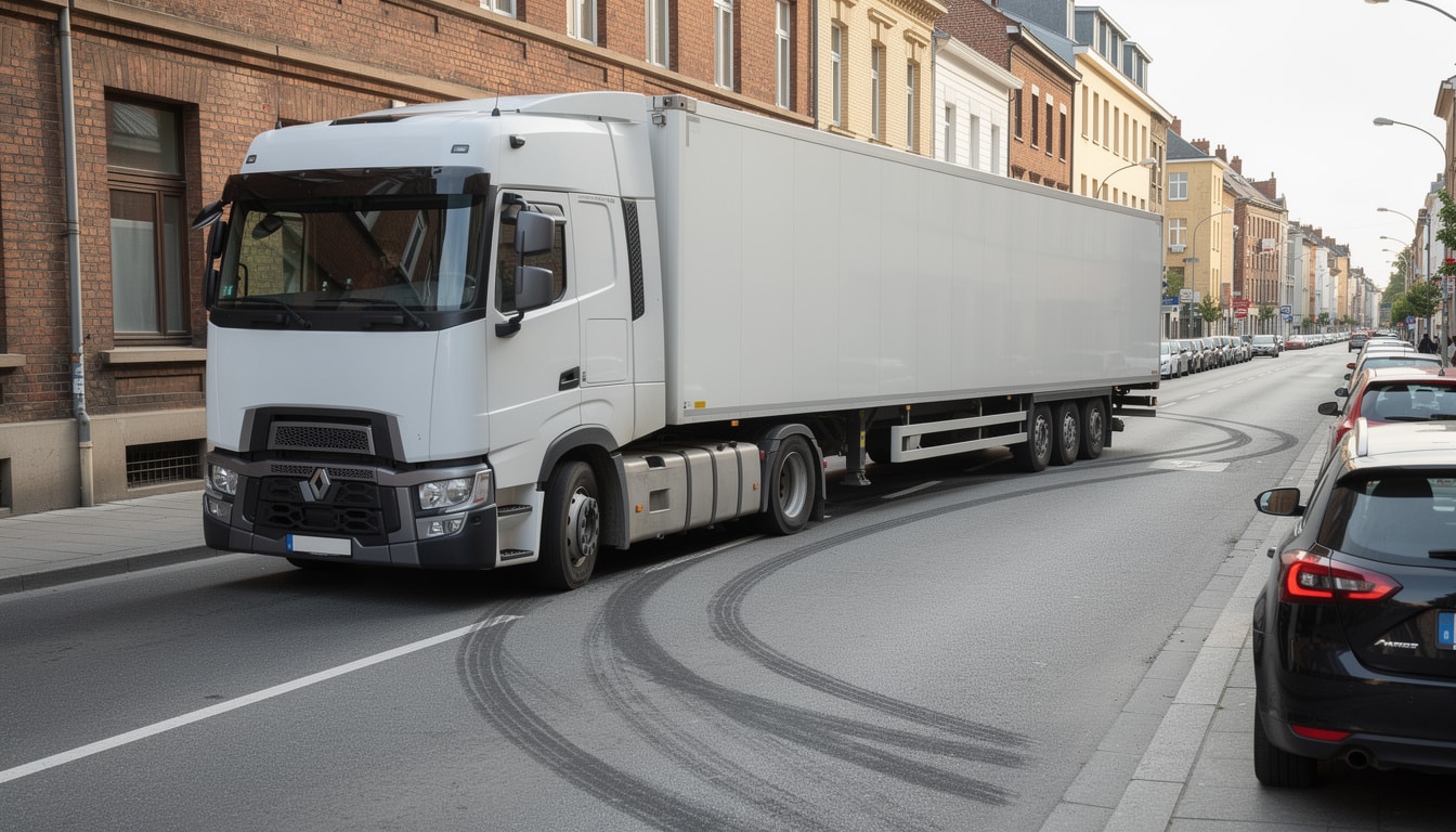 découvrez comment comprendre le rayon de braquage d'une semi-remorque pour réaliser des manœuvres précises et sécurisées. guide pratique pour conducteurs et professionnels.