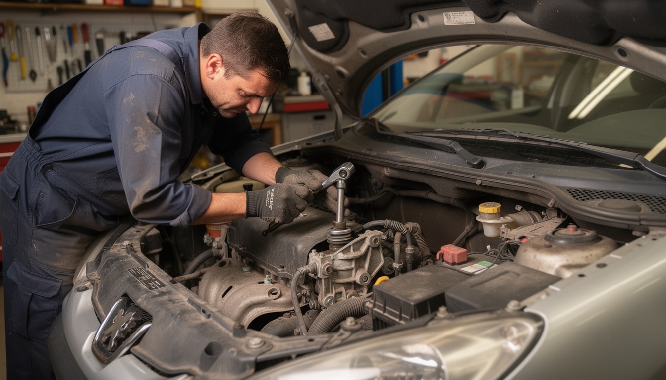 apprenez à démonter la tringlerie de la boîte de vitesse sur une peugeot 206 grâce à notre guide détaillé et facile à suivre, étape par étape.