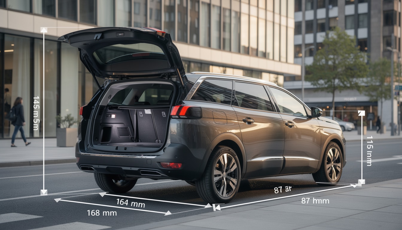 découvrez la dimension du coffre de la peugeot 5008 modèle 2026, pour mieux organiser votre espace de rangement et optimiser votre confort lors de vos déplacements.