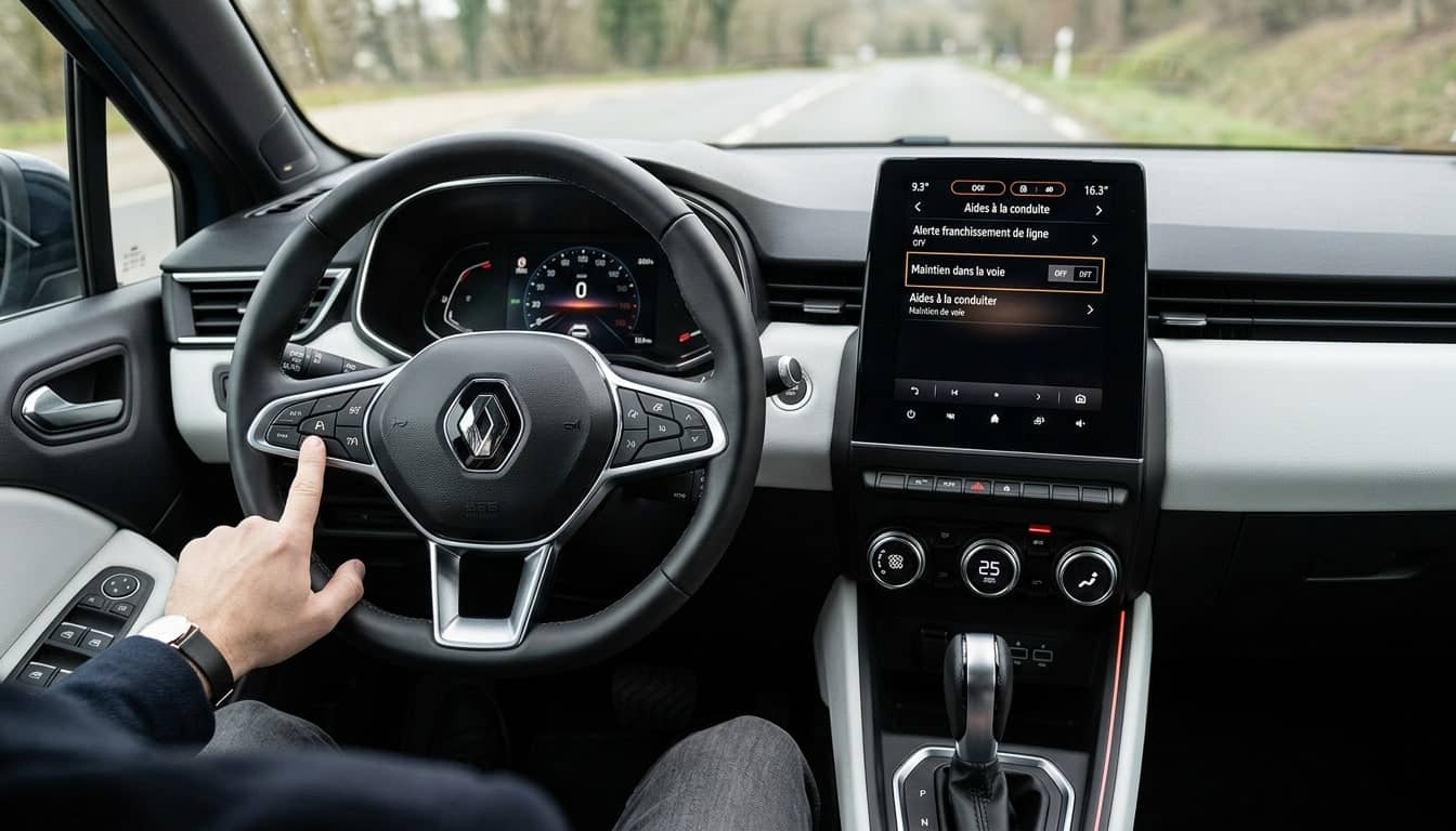 Image principale — Désactiver maintien de voie Clio 5 : comment faire ?